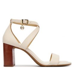 Sandały MICHAEL Michael Kors. Kozaki MICHAEL Michael Kors, bez wzorów, bez obcasa, na słupku, bez zapięcia. Za 699.99 zł.