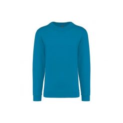 Bluza z okrągłym dekoltem Kariban. Niebieskie bluzy bez kaptura KARIBAN, l, bez wzorów, z bawełny, bez kaptura. Za 128.50 zł.