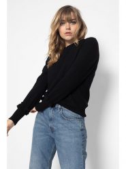 Perfect Cashmere Kaszmirowy sweter "Luing" w kolorze czarnym rozmiar: S. Czarne swetry Perfect Cashmere, s, bez wzorów, z kaszmiru, bez ramiączek. Za 210.81 zł.