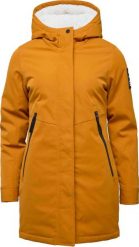Płaszcz damski Loap Nabra żółty. Żółte płaszcze ÀLG, na zimę, m, bez wzorów, z materiału, eleganckie, bez kaptura. Za 441.99 zł.