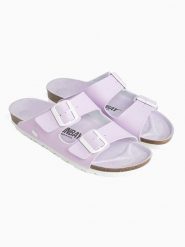 Sunbay Klapki "Trefle" w kolorze fioletowym rozmiar: 40. Różowe klapki Sunbay, bez wzorów, klasyczne, z otwartym noskiem, bez obcasa, bez zapięcia. Za 139.95 zł.