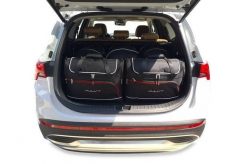 Torby Do Bagażnika Hyundai Grand Santa Fe Hev 2020-2024 5Szt Kjust. Czarne torby podróżne KJUST, bez wzorów, z kauczuku. Za 1,593.00 zł.