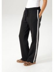 Aniston Spodnie dresowe w kolorze czarnym rozmiar: 46. Czarne spodnie dresowe Aniston, bez wzorów, z dresówki. Za 69.75 zł.