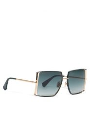 Max Mara Okulary przeciwsłoneczne MM0120/S Zielony. Zielone okulary przeciwsłoneczne Max Mara, bez wzorów, z tworzywa sztucznego, metalowe. Za 939.99 zł.