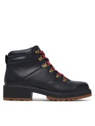 Timberland Trapery Carnaby Row TB0A2QH4W021 Czarny. Czarne traperki Timberland, bez wzorów, ze skóry, bez obcasa, bez zapięcia. Za 739.99 zł.