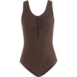 Kostium kąpielowy wyszczuplający bonprix brązowy. Bielizna modelująca marki bonprix. Za 79.99 zł.