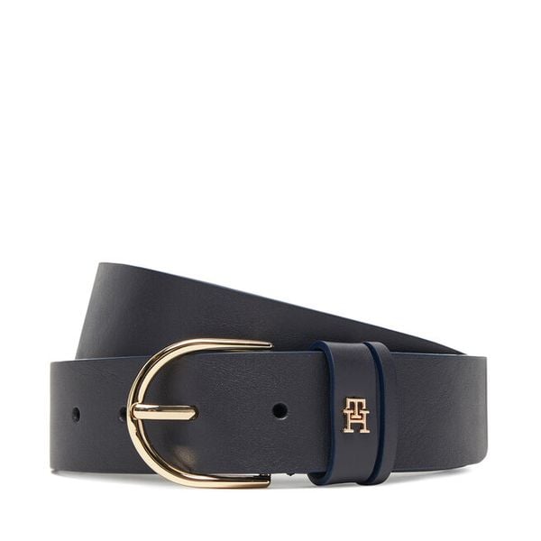 Pasek Damski Tommy Hilfiger. Niebieskie paski Tommy Hilfiger, bez wzorów. Za 199.99 zł.