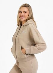 Bluza rozpinana z kapturem damska Pitbull Washed Manzanita. Brązowe bluzy z kapturem PITBULL, na lato, s, bez wzorów, z bawełny, z kapturem, na fitness i siłownię. Za 249.00 zł.