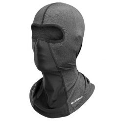 Czapka zakrywająca twarz do aktywności na świeżym powietrzu - Szara. Szare czapki z daszkiem ROCKBROS, bez wzorów, z jedwabiu, sportowe. Za 55.60 zł.
