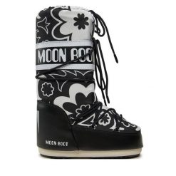 Śniegowce Moon Boot. Czarne śniegowce Moon Boot, bez wzorów, bez zapięcia. Za 899.99 zł.