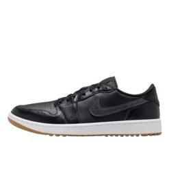 Air Jordan 1 Retro Low Golf Black Gum. Czarne swetry Jordan, bez wzorów, retro, bez ramiączek. Za 906.49 zł.