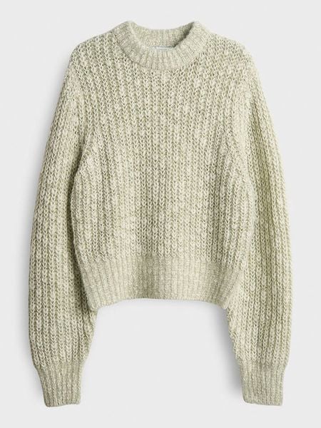 OPUS Sweter w kolorze jasnozielonym rozmiar: 42. Zielone swetry Opus, bez wzorów, z wełny, bez ramiączek. Za 175.26 zł.