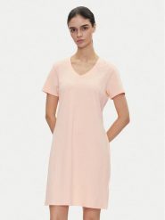 DKNY Sport Sukienka codzienna DP5D4902 Pomarańczowy Regular Fit. Brązowe sukienki DKNY Sport, na co dzień, l, bez wzorów, z bawełny, sportowe, bez kołnierzyka, bez ramiączek, proste. Za 139.99 zł.