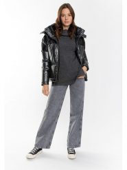 Northwood Kurtka zimowa "June" w kolorze antracytowym rozmiar: XL. Czarne kurtki Northwood, na zimę, xl, bez wzorów, z puchu, bez kaptura. Za 261.95 zł.
