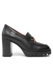 Pikolinos Półbuty Cervera W1J-3887 Czarny. Czarne półbuty wsuwane Pikolinos, bez wzorów, ze skóry, bez obcasa, na obcasie. Za 529.99 zł.