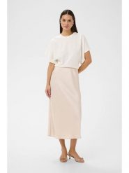 Kaffe Spódnica w kolorze kremowym rozmiar: 34. Brązowe spódnice Kaffe, na co dzień, bez wzorów, midi, proste. Za 165.99 zł.