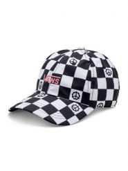 Vans Czapka z daszkiem Court Side Printe VN0A34GRY0J1 Czarny. Czarne czapki z daszkiem Vans, bez wzorów, z materiału. Za 99.99 zł.