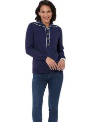 WITT WEIDEN Sweter w kolorze granatowym rozmiar: 50. Niebieskie swetry WITT WEIDEN, bez wzorów, bez ramiączek. Za 43.99 zł.