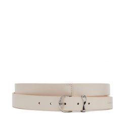 Pasek Damski Calvin Klein. Białe paski Calvin Klein, bez wzorów. Za 109.99 zł.