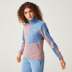 Lindalla VII damska bluza. Fioletowe bluzy z polaru Regatta, bez wzorów, z elastanu, trekkingowe. W wyprzedaży za 290.00 zł.