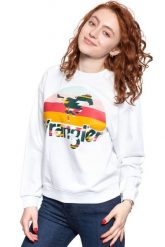 BLUZA WRANGLER 80´S RETRO SWEAT WHITE W6N0HO989 112130773. Białe bluzy Wrangler, s, bez wzorów, retro, bez ramiączek, bez kaptura. Za 129.99 zł.