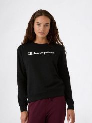 Champion Bluza w kolorze czarnym rozmiar: XXL. Czarne bluzy Champion, xxl, bez wzorów, z bawełny, bez ramiączek, bez kaptura. Za 110.04 zł.
