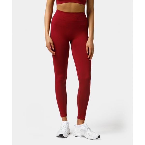 Legginsy bezszwowe push-up Carpatree Elite czerwone. Czerwone legginsy Carpatree, bez wzorów, z elastanu, sportowe. W wyprzedaży za 169.99 zł.