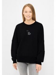 Derbe Bluza w kolorze czarnym rozmiar: S. Czarne bluzy bez kaptura Derbe, s, bez wzorów, z bawełny, bez kaptura. Za 219.95 zł.