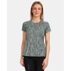T-shirt funzionale da donna Kilpi MALI-W. Zielone t-shirty Kilpi, s, bez wzorów, z nylonu, sportowe, bez kołnierzyka, bez ramiączek. Za 92.95 zł.