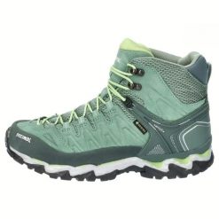 Buty turystyczne damskie Meindl Lite Hike Lady z membraną Gore - Tex. Zielone buty treningowe MEINDL, bez wzorów, z gore-texu, bez zapięcia, do biegania, gore-tex. Za 1,099.90 zł.