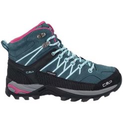 Buty górskie Campagnolo Rigel Mid Trekking Turkusowy. Czarne buty trekkingowe Campagnolo, bez wzorów, bez zapięcia, trekkingowe. W wyprzedaży za 349.99 zł.
