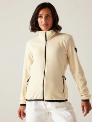 Regatta Kurtka polarowa "Bayhill" w kolorze kremowym rozmiar: 34. Brązowe kurtki Regatta, bez wzorów, z materiału, bez kaptura. Za 56.79 zł.