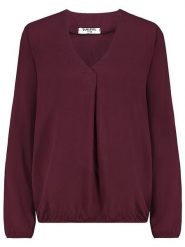 Sublevel Bluzka "Emma" w kolorze bordowym rozmiar: L. Czerwone bluzki Sublevel, l, bez wzorów, z wiskozy, klasyczne, bez kołnierzyka, bez ramiączek. Za 74.28 zł.