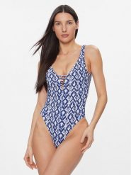 Banana Moon Strój kąpielowy Miller Isskiba Niebieski. Niebieskie stroje jednoczęściowe Banana Moon, bez wzorów, z syntetyku. Za 279.99 zł.