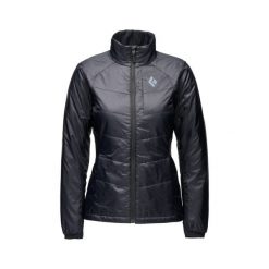 Damska kurtka puchowa Black Diamond Solution 2.0. Czarne kurtki narciarskie Black Diamond, na zimę, l, bez wzorów, z puchu, bez kaptura, narciarskie. Za 851.50 zł.