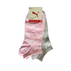 Puma Skarpety 2-Pack 93863105. Czerwone skarpetki Puma, bez wzorów, z bawełny. Za 63.88 zł.