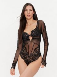 Hunkemöller Body Antonia 204781 Czarny. Czarne body i gorsety Hunkemöller, bez wzorów, z syntetyku, bez ramiączek. Za 239.99 zł.