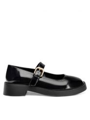 JENNY Półbuty HY58107-1 Czarny. Czarne półbuty wsuwane Jenny, bez wzorów, z materiału, bez obcasa, na płaskiej podeszwie. Za 149.99 zł.