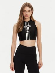 Adidas Top Adibreak JD0102 Czarny Slim Fit. Czarne topy adidas, l, bez wzorów, z syntetyku, bez kołnierzyka, bez ramiączek. Za 129.99 zł.