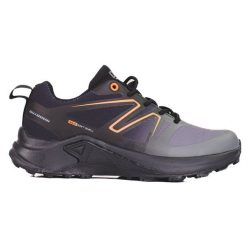 Buty trekkingowe damskie DK Softshell czarno szare czarne. Czarne buty trekkingowe z materiału, bez zapięcia. Za 246.94 zł.