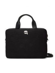 KARL LAGERFELD Torba na laptopa A1W32103 Czarny. Czarne torby na laptopa KARL LAGERFELD, bez wzorów, z materiału. Za 419.99 zł.