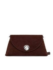 Coccinelle Torebka Toc Coccinellenikla Suede Bim E1 TOC 12 01 01 Brązowy. Brązowe listonoszki Coccinelle, bez wzorów, ze skóry, bez dodatków. Za 1,199.00 zł.