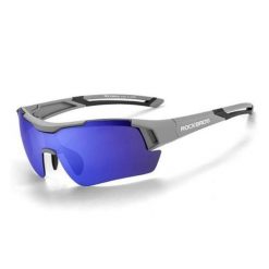 Okulary rowerowe / sportowe z polaryzacją ROCKBROS UV400 (10117) szare. Szare okulary przeciwsłoneczne ROCKBROS, bez wzorów. Za 99.00 zł.