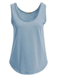 Smith & Soul Top w kolorze błękitnym rozmiar: XL. Niebieskie topy Smith & Soul, xl, bez wzorów, z bawełny, bez kołnierzyka, bez ramiączek. Za 69.99 zł.