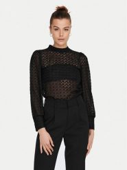 JDY Bluzka Avery 15268408 Czarny Regular Fit. Czarne bluzki JDY, l, bez wzorów, z syntetyku, bez kołnierzyka, bez ramiączek. Za 59.99 zł.
