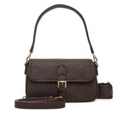 Torebka Valentino. Brązowe listonoszki Valentino, bez wzorów, bez dodatków. Za 549.99 zł.