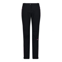 Spodnie damskie turystyczne CMP 34T2216. Czarne spodnie dresowe CMP, bez wzorów, długie. Za 425.00 zł.