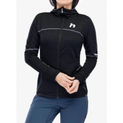 Bluza z kapturem damska Hannah Meda Hoody. Brązowe bluzy Hannah, na zimę, xl, bez wzorów, sportowe, bez ramiączek, z kapturem. Za 314.99 zł.