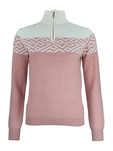 Peak Mountain Sweter "Akar" w kolorze jasnoróżowym rozmiar: XL. Różowe swetry Peak Mountain, xl, bez wzorów, bez ramiączek. Za 222.94 zł.