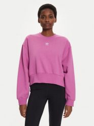 Adidas Bluza adicolor Essentials IR5975 Różowy Oversize. Czerwone bluzy adidas, xl, bez wzorów, z bawełny, bez ramiączek, bez kaptura. Za 219.99 zł.
